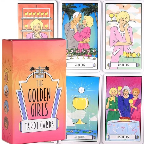 The Golden Girls 78 Card Full Tarot Deck +Free Gift - Picture 7 of 8